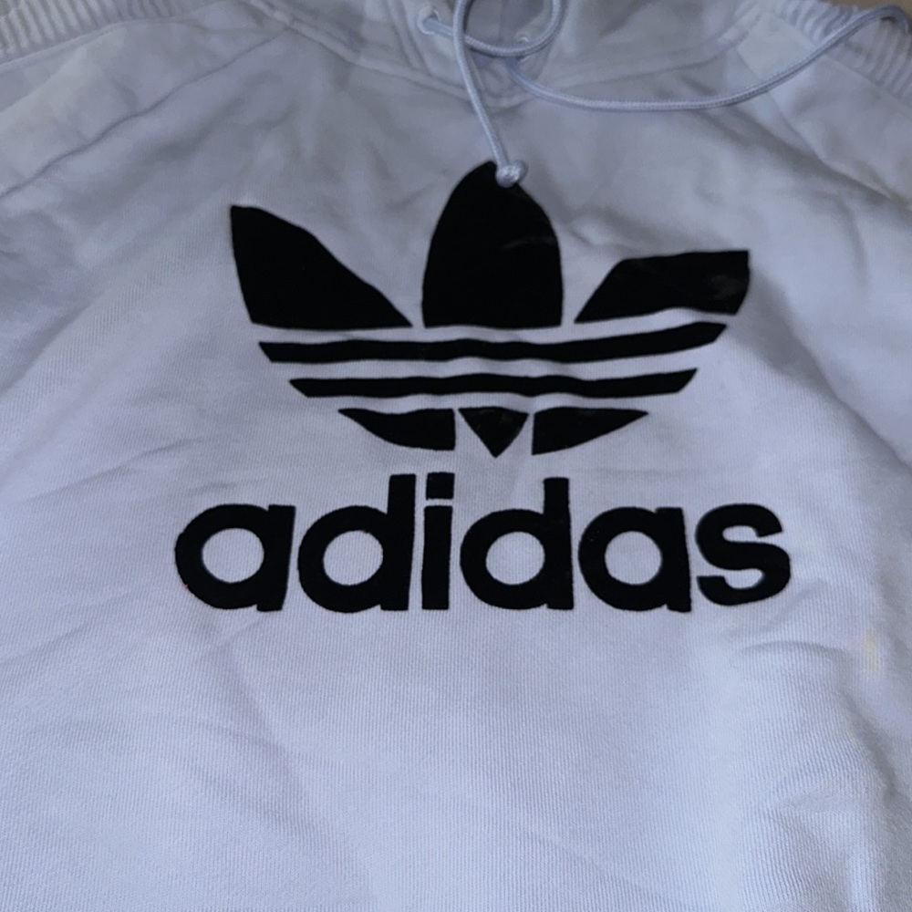 Size large Adidas cropped hoodie - Picture 2 of 6